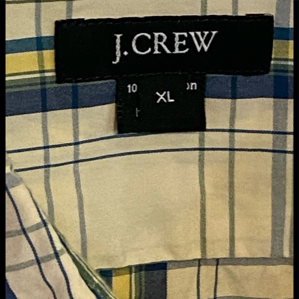 EUC J. Crew Button Down Shirt SZ XL